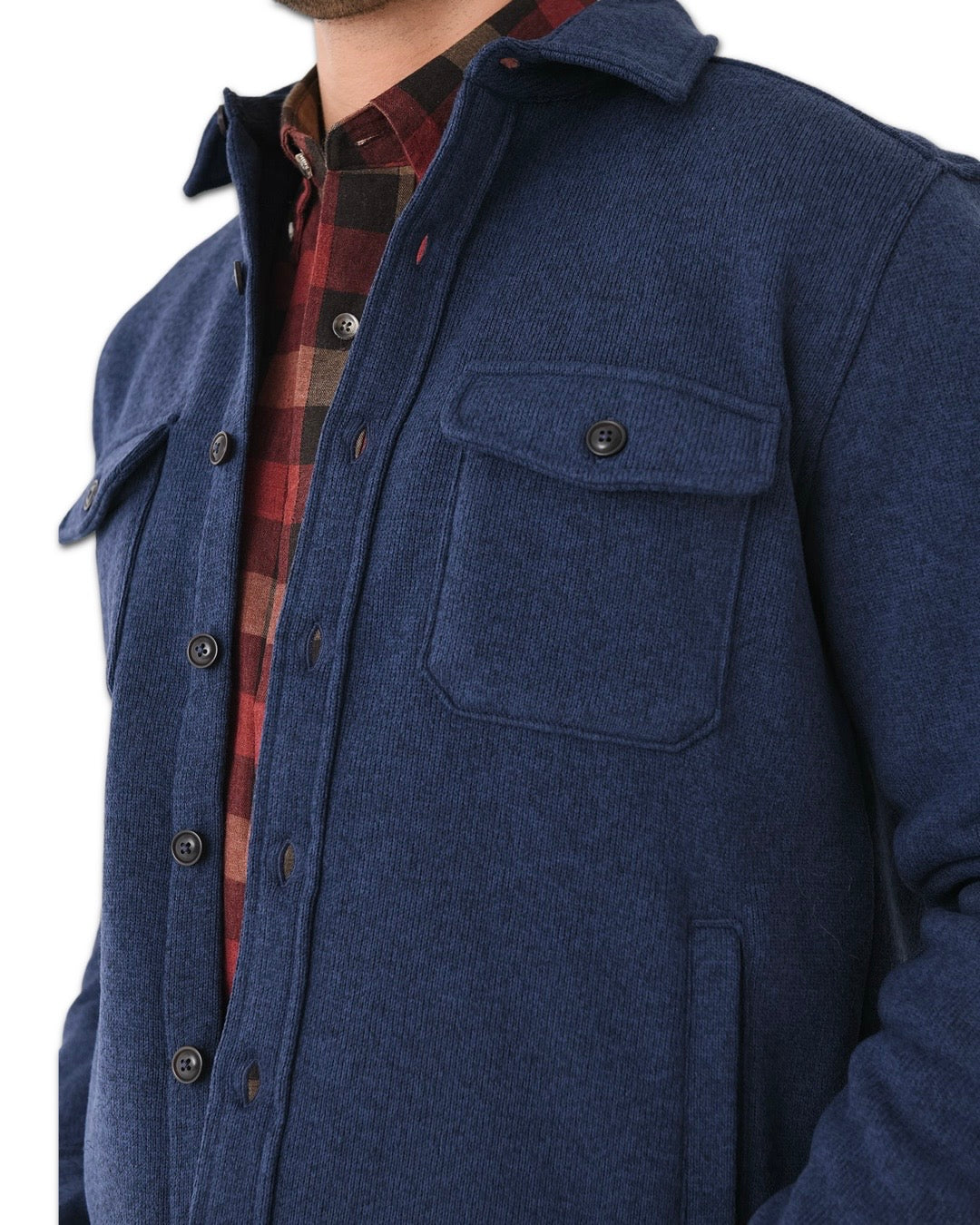 Peter Millar Men’s Golf Crown Sweater Fleece Shirt Jacket , model