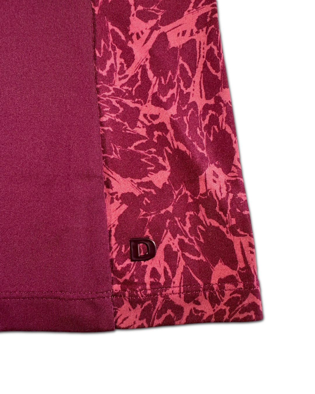 Dunning Golf Women’s Long Sleeve Polo Quarter zip , brand details on left button side