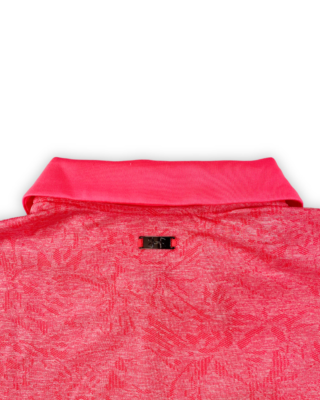 Under Armour Women’s Zinger Jacquard Zip Polo Shirt , brand logo metal bar on upper back