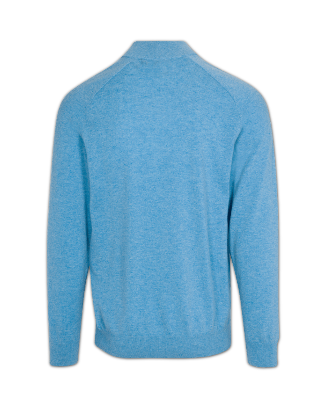 Dunning Golf Men’s Lagmore 1/4 Zip Pullover (Wool & Cashmere) back side view