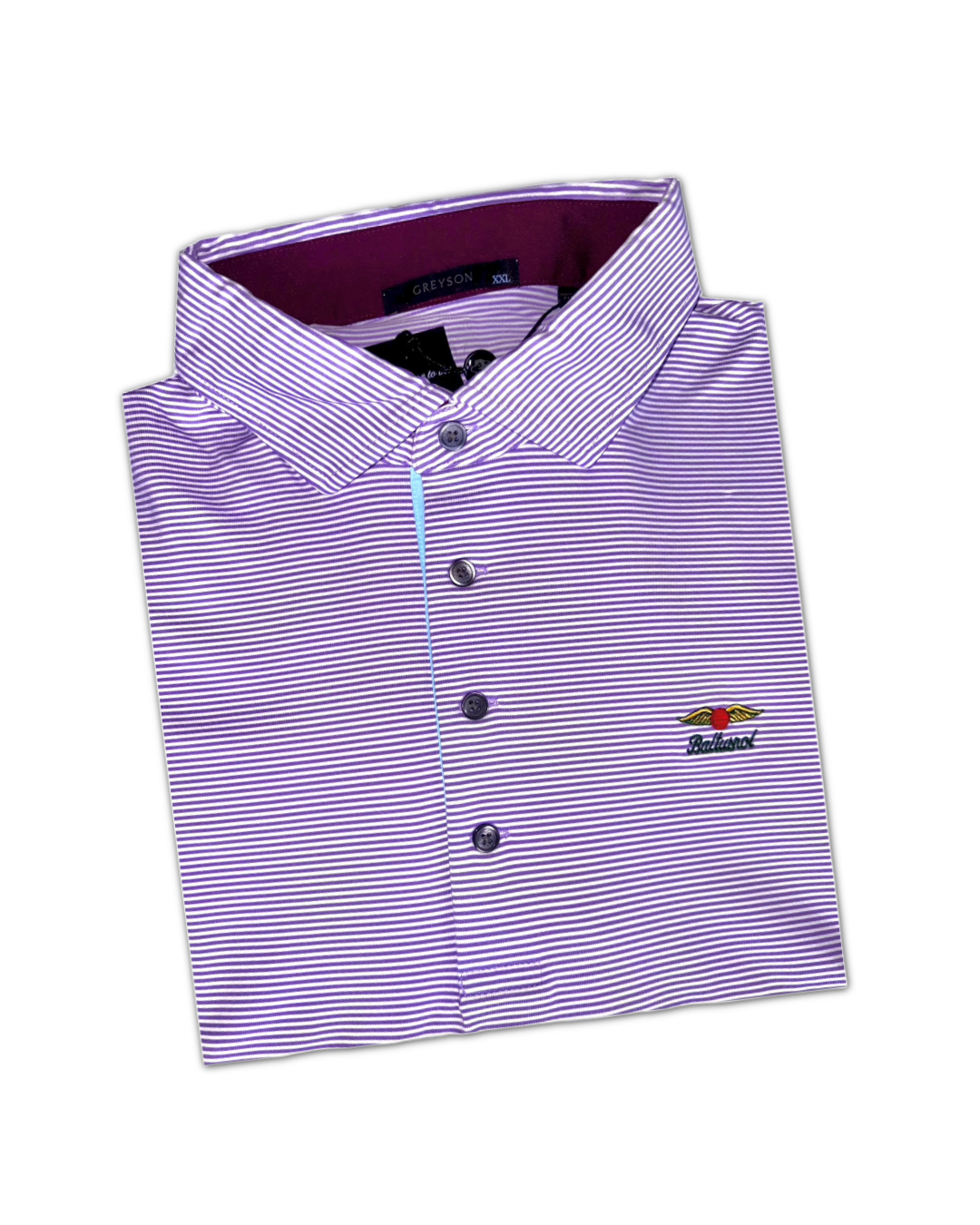 Greyson Men’s Saranac Golf Polo Shirt (Baltusrol Logo)