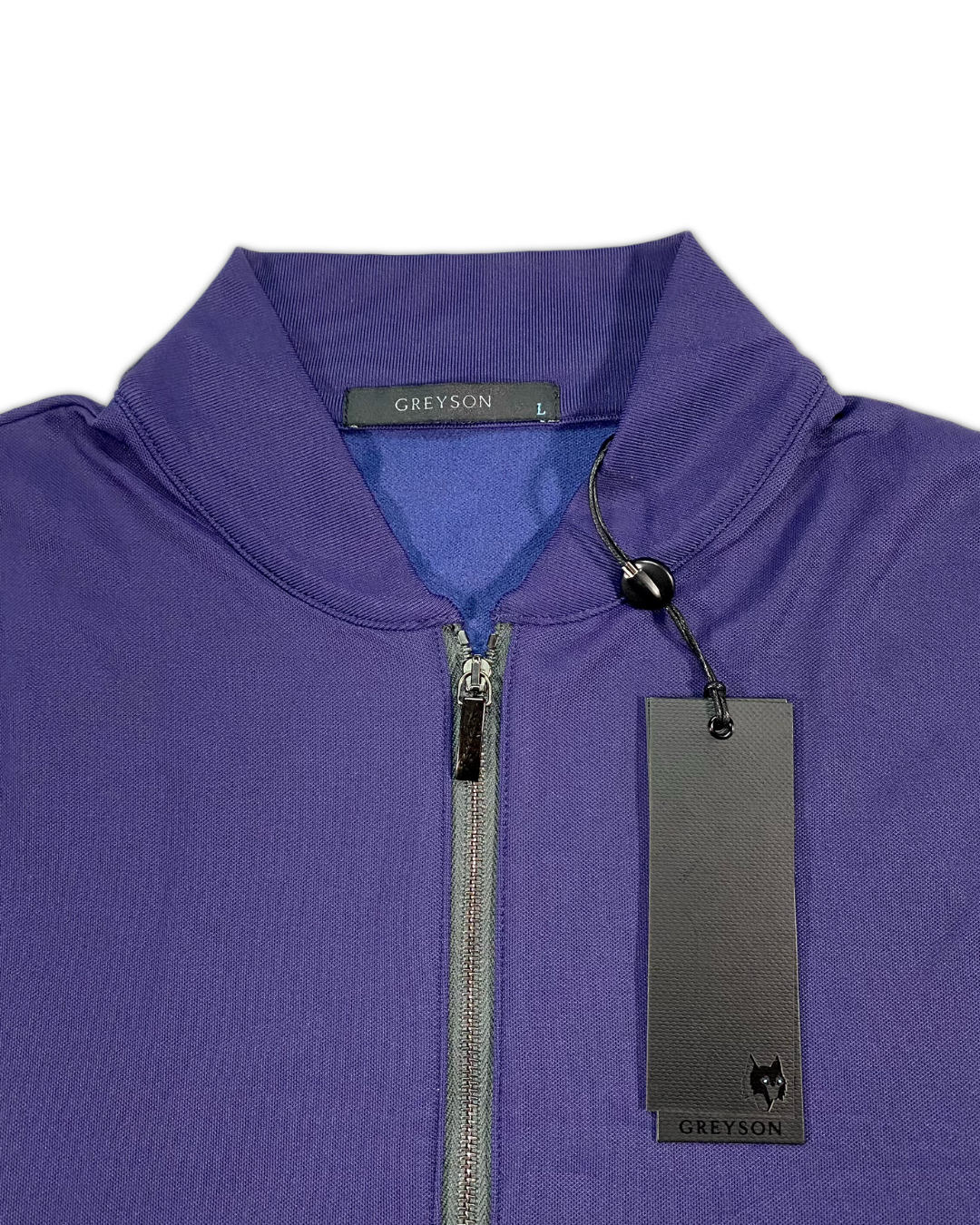 Greyson Men’s Siasconset Quarter-Zip Golf pullover (Horseshoe Bay logo) mock neck