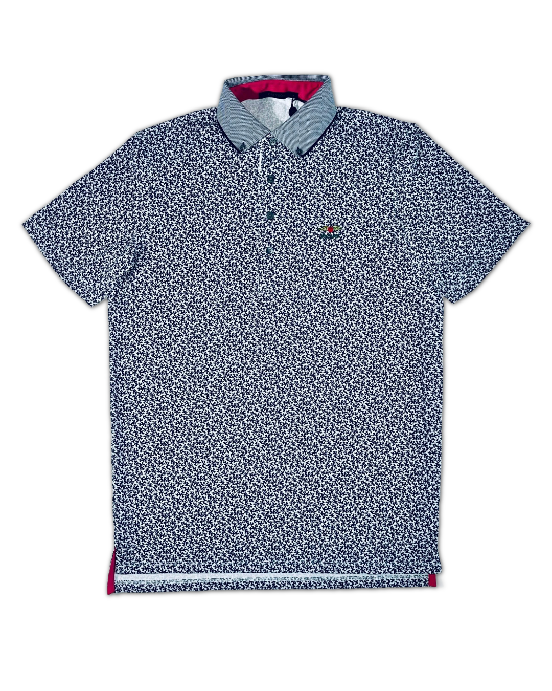 Greyson Men’s Coral Dreams Golf Polo Shirt (Baltusrol Logo) open view of front side