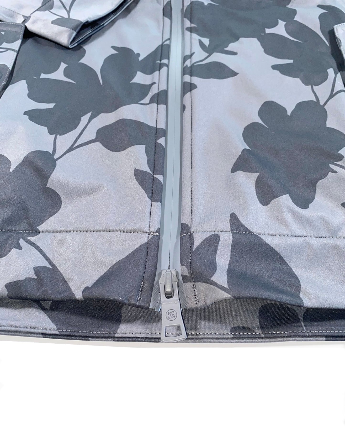 G/Fore Tonal Floral Weather Resistant Repeller Jacket , 2 way full zipper