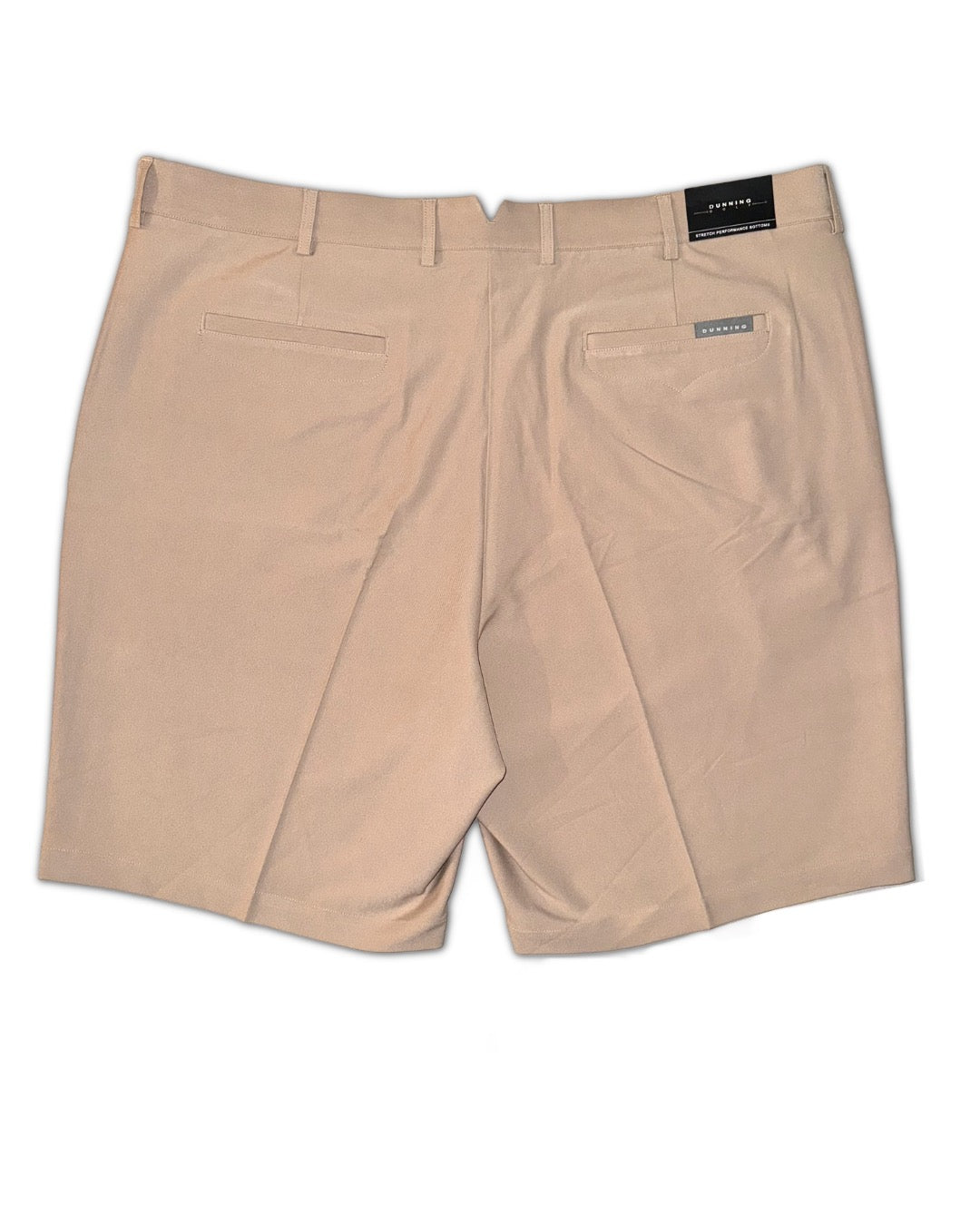 Dunning Golf Men’s Player Fit Woven 10” Shorts , open view back side