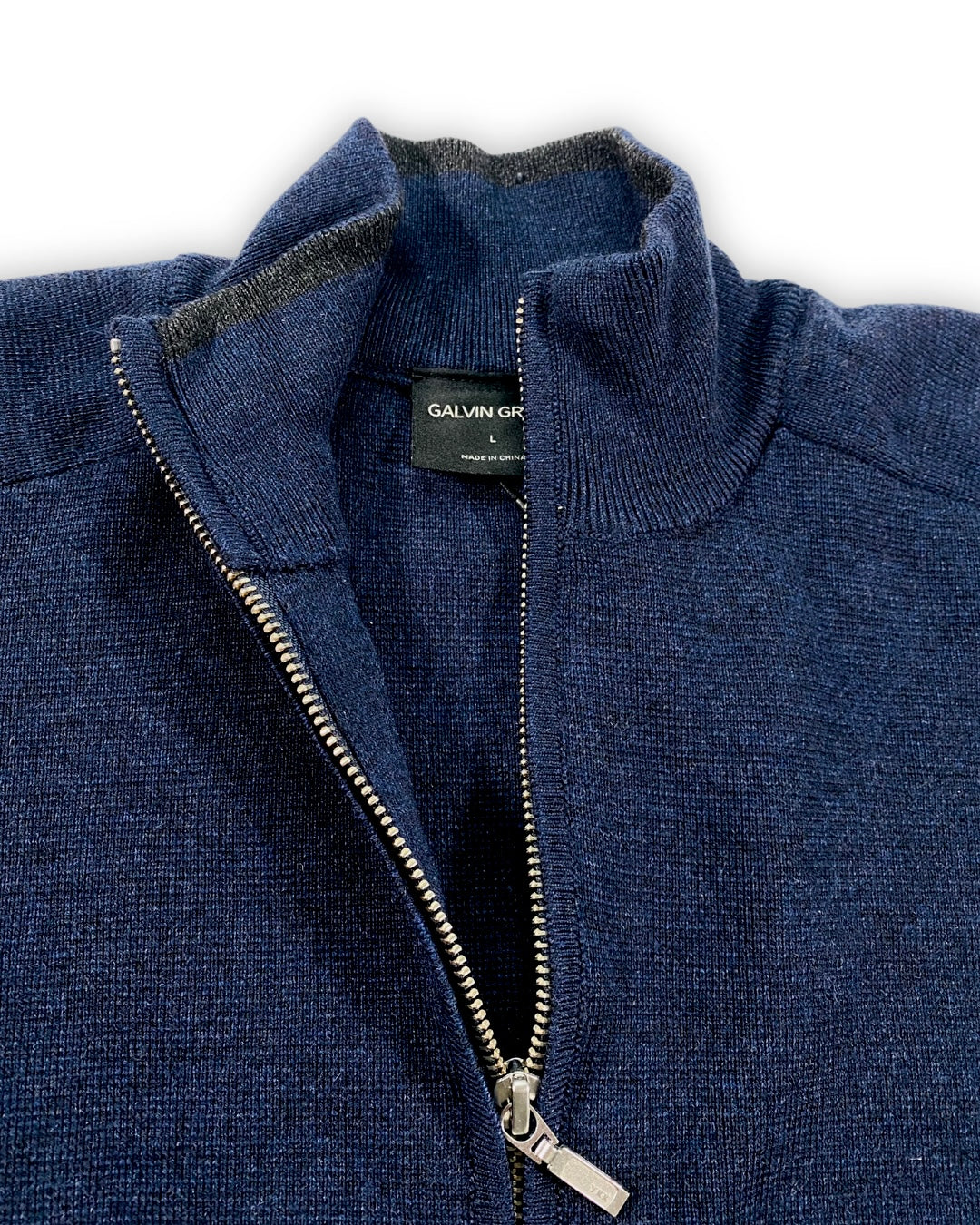 Galvin Green Men’s Chester Merino Golf Sweater, zipper closure