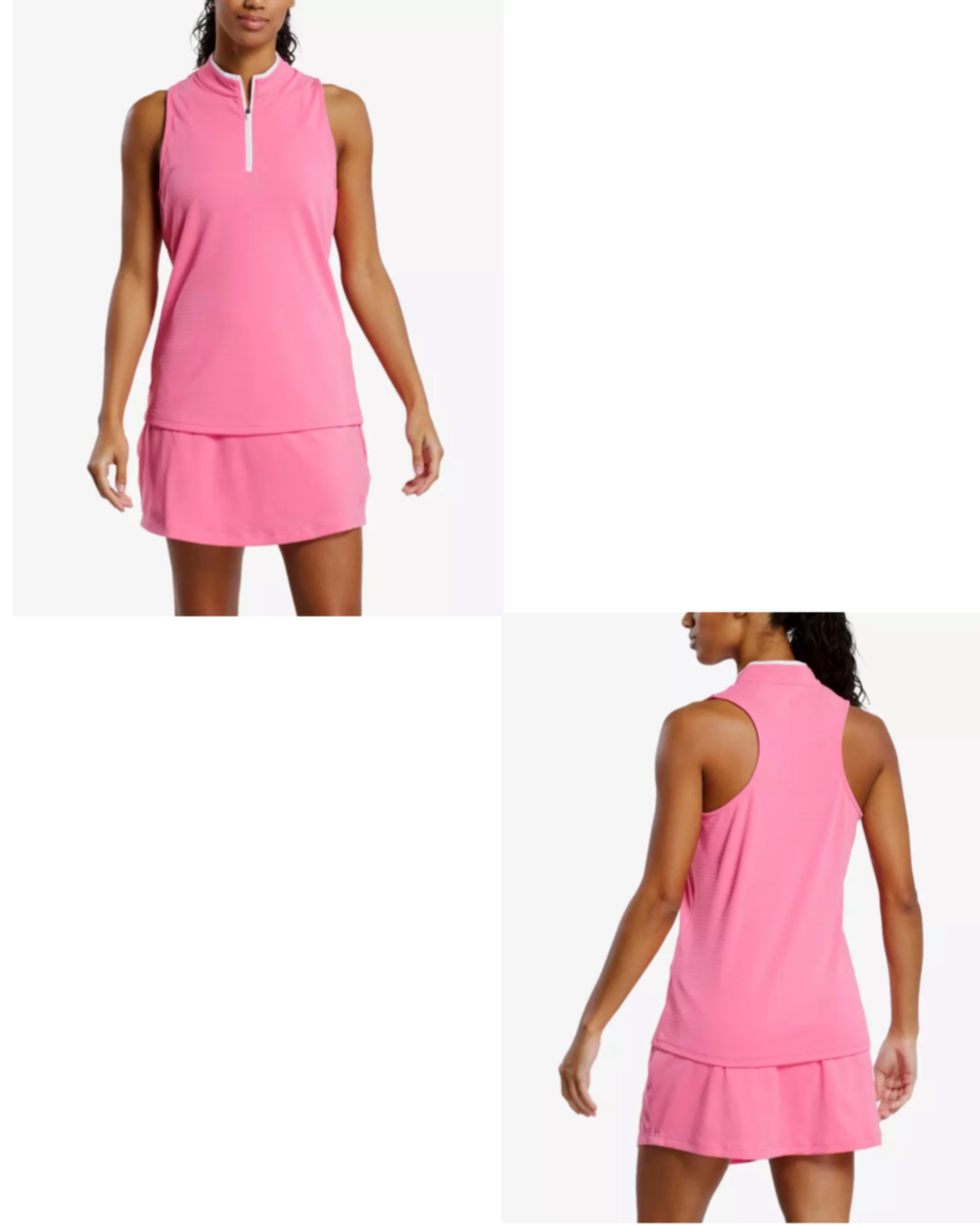 FootJoy Women’s Sleeveless Quater-Zip Golf Shirt
