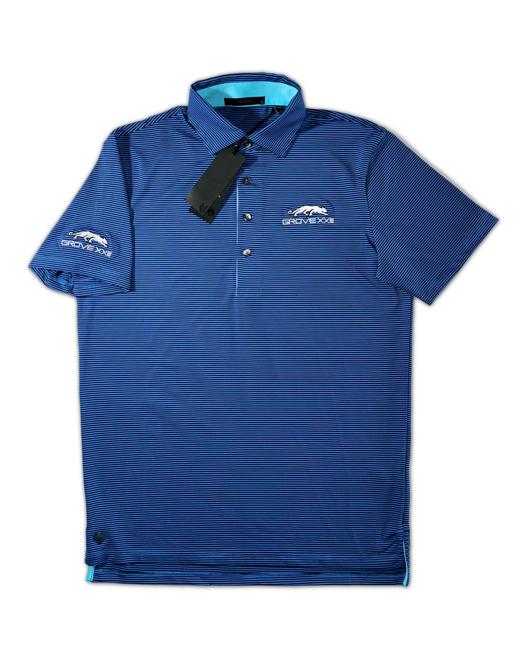 Greyson Men’s Saranac Michael Jordan THE GROVE XXIII Golf Polo Shirt, open view