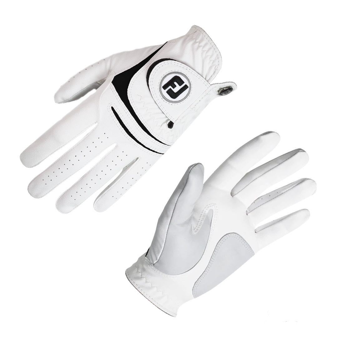 FootJoy Men’s WeatherSof Golf Gloves , view of the palm hand
and upper side of hand