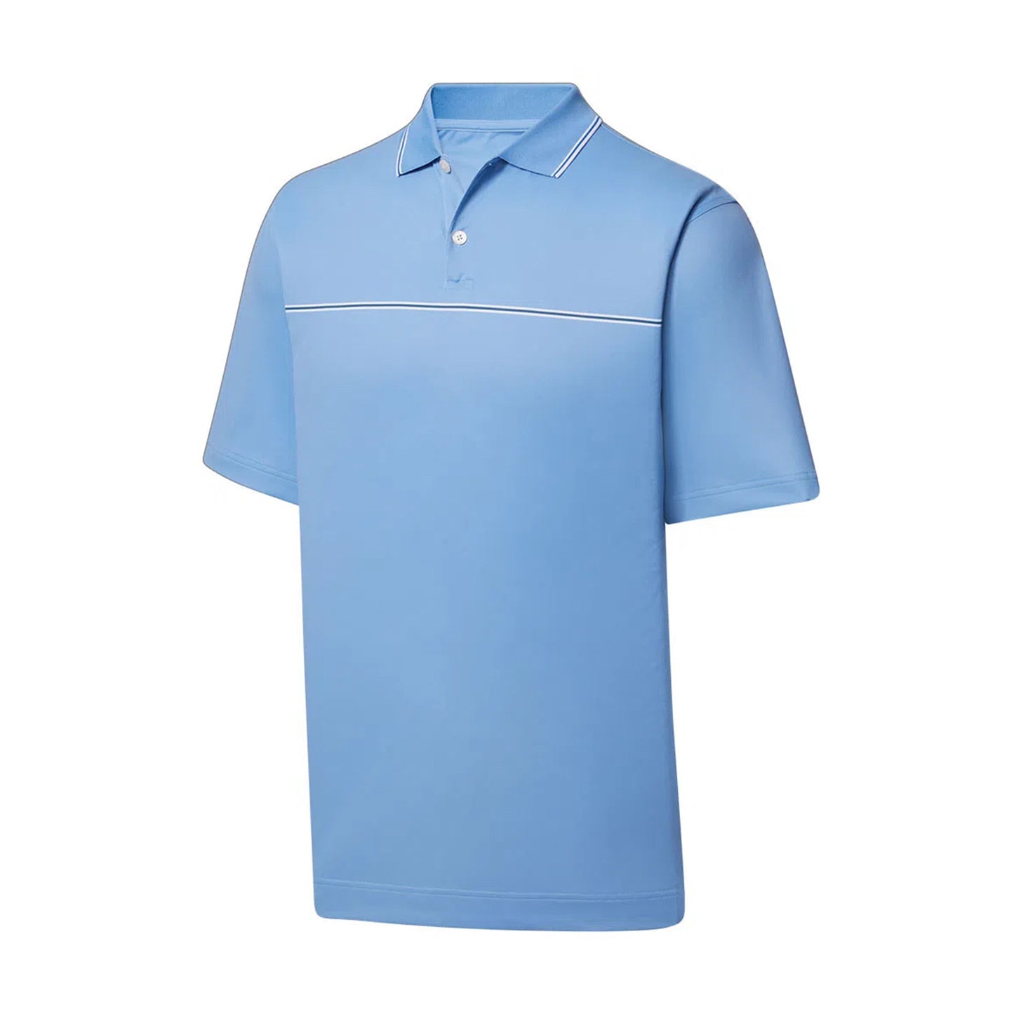 FootJoy Men’s Small Details Stretch Pique Knit Collar Polo color Dusk - Blue open view