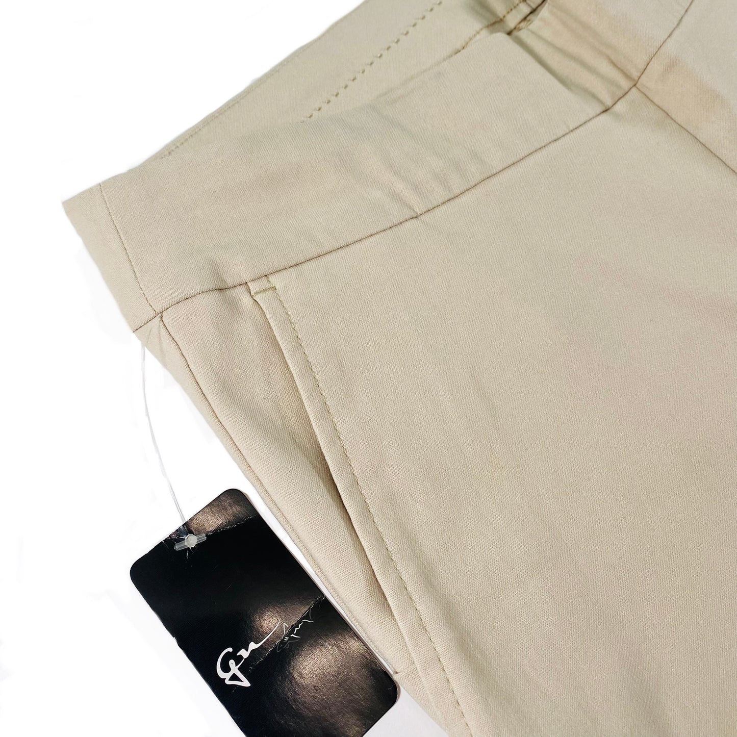 Greg Norman Women’s Pull On Stretch Golf Pants Color Stone Side Slit Pocket