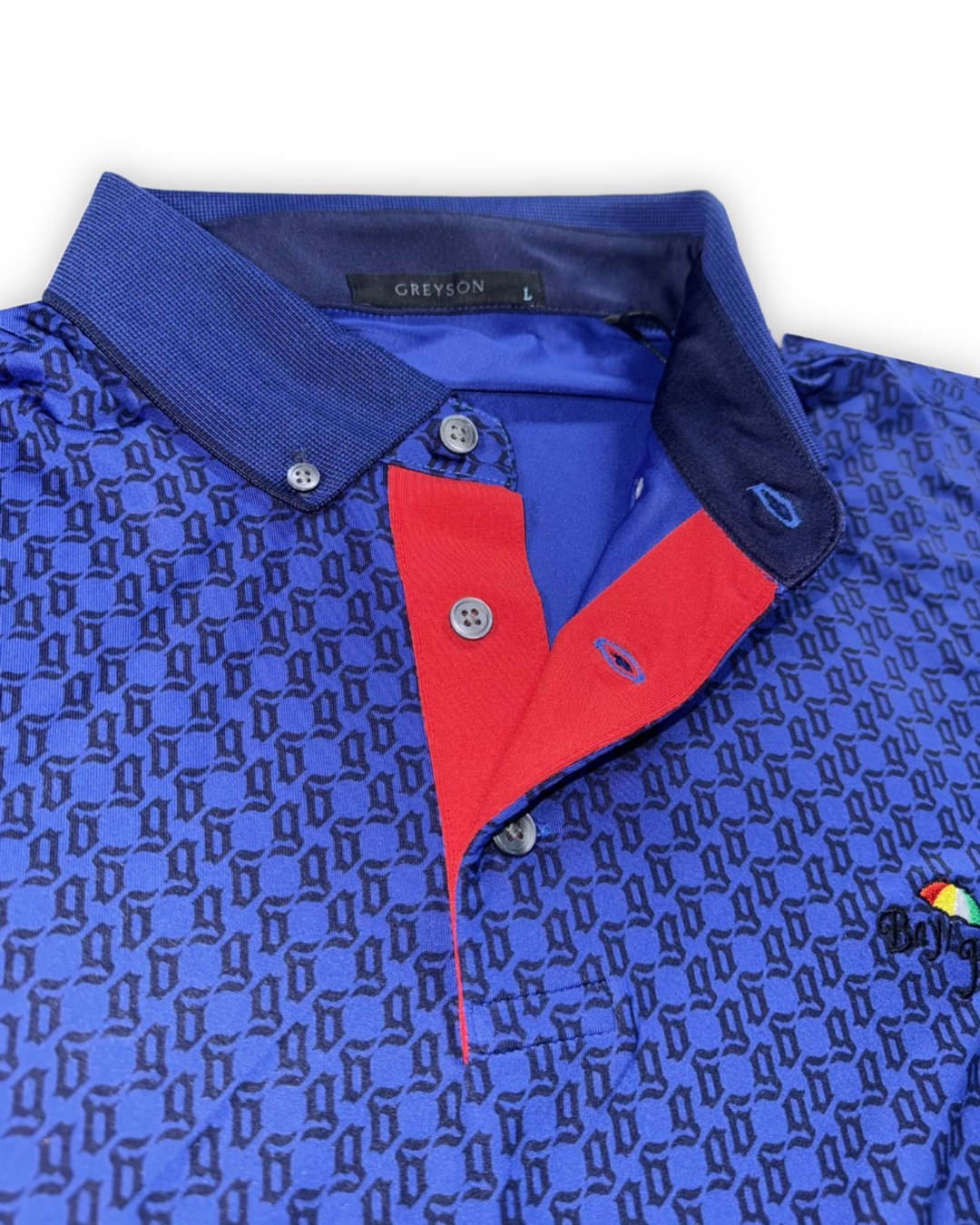 Greyson Men’s Wolf Tail Golf Polo Shirt (Arnold Palmer’s Bay Hill logo)