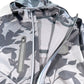 G/Fore Tonal Floral Weather Resistant Repeller Jacket , full zip closure 