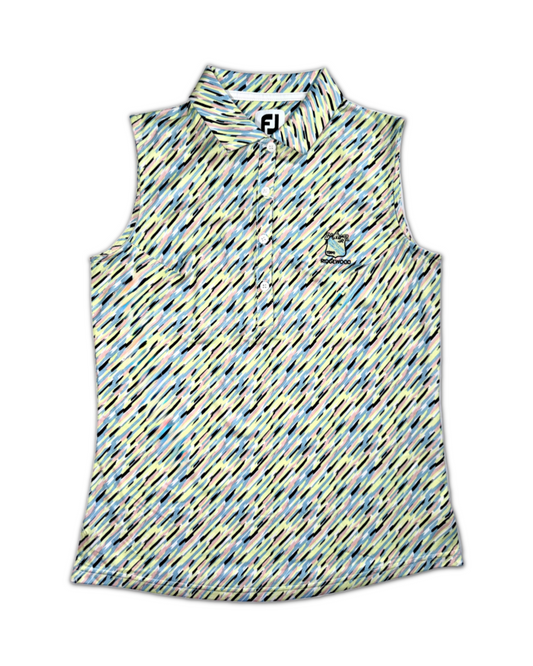 FootJoy Women’s Sleeveless Golf Polo Shirt front side 