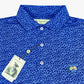 Donald Ross Men’s Tonal Rory Floral Golf Polo Shirt , self constructed collar with button closure 