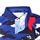 Greyson Men’s Wild Hibiscus Golf Polo (Arnold Palmer's Bay Hill) contrast collar 