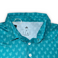 Adidas Men's Mesh Golf Polo Shirt, button closure and self collar