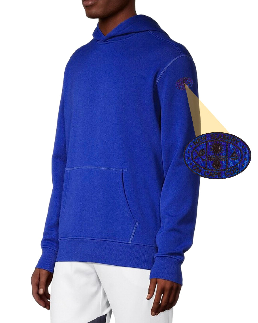 Greyson Men’s Lake Fleece Golf Hoodie , embroidered club logo on sleeve 