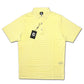 FootJoy Men’s Lisle Feeder Stripe Golf Polo, open view of front side 