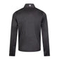 Greyson Men’s Herringbone Tate Golf Quarter Zip, back side view with brand logo on upper neck 