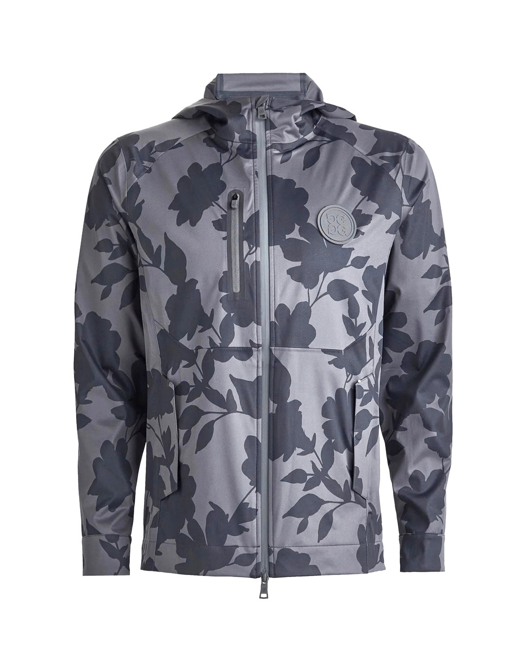 G/Fore Tonal Floral Weather Resistant Repeller Jacket , front side. 