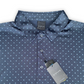 Dunning Golf Men’s Signature D Jersey Perfonmance Polo Shirt, button closure 