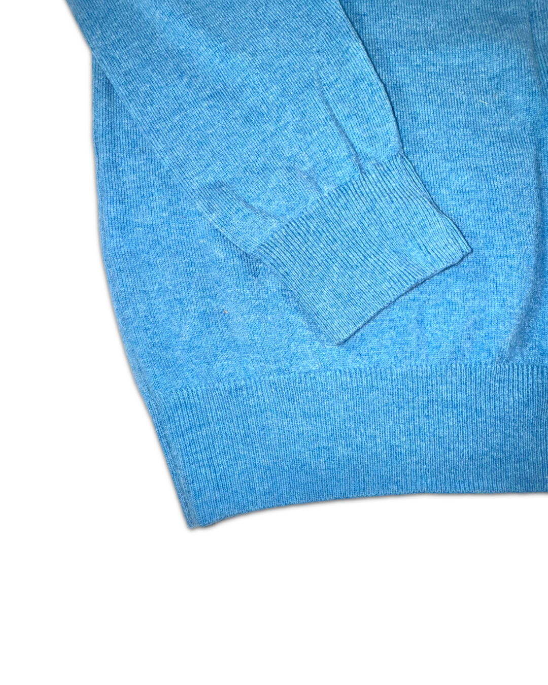 Dunning Golf Men’s Lagmore 1/4 Zip Pullover (Wool & Cashmere) ribbed cuffs and hem