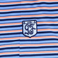 Donald Ross Men’s Bold Multi Stripe Golf Polo , embroidered logo 