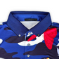 Greyson Men’s Wild Hibiscus Golf Polo (Arnold Palmer's Bay Hill) 4 button placket 