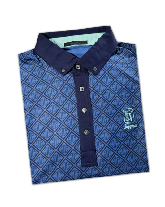 Greyson Men’s West Flag Golf Polo Shirt (TPC Sawgrass)