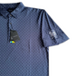 Dunning Golf Men’s Signature D Jersey Perfonmance Polo Shirt, embroidered logo on sleeve 