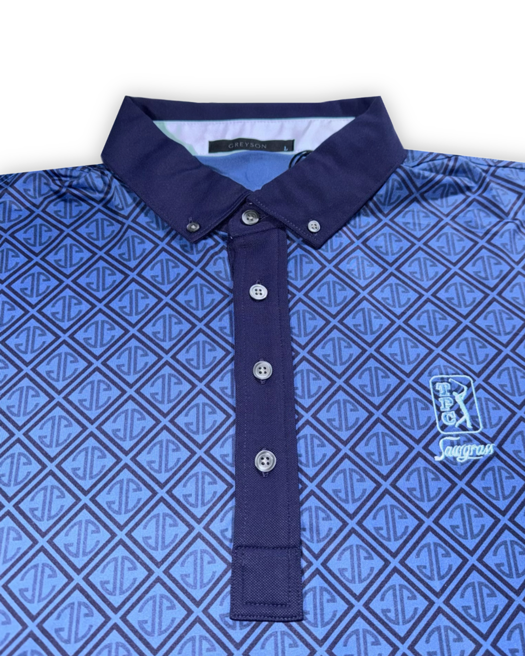Greyson Men’s West Flag Golf Polo Shirt (TPC Sawgrass)