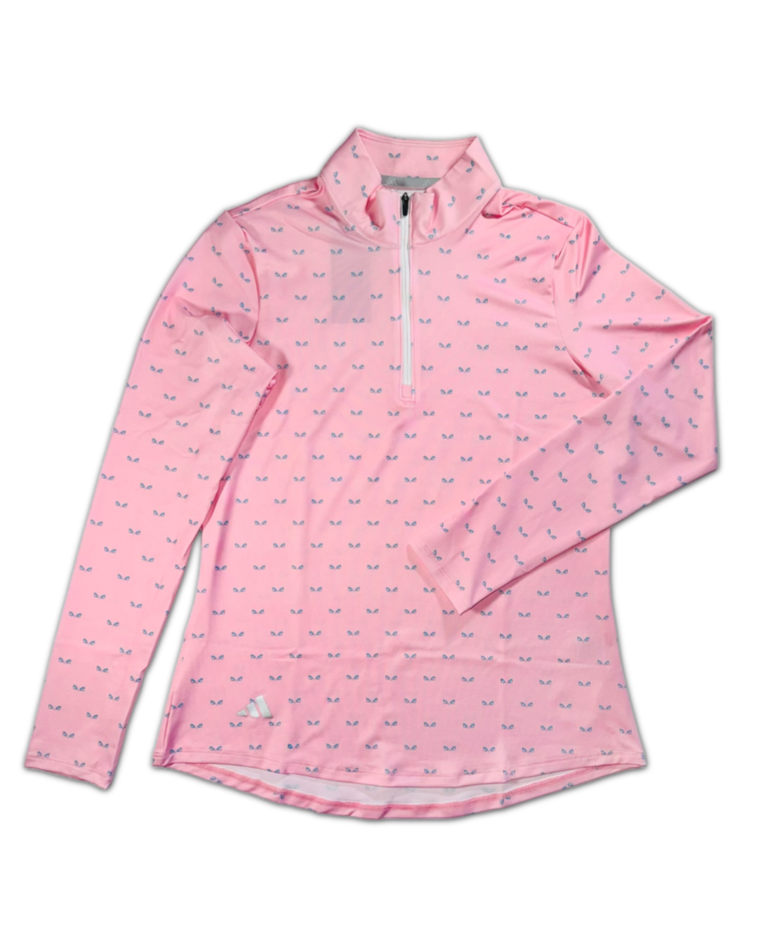 Adidas Women’s Quarter Zip Long Sleeve Golf Pullover, front side open