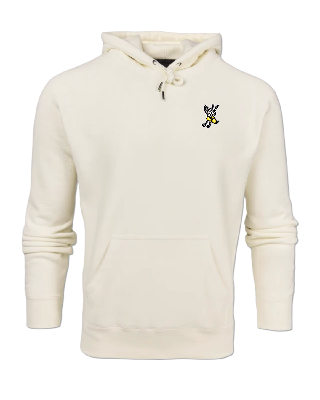 Greyson Men’s Classic Fleece Golf Hoodie (Winged Foot logo) , front side open 