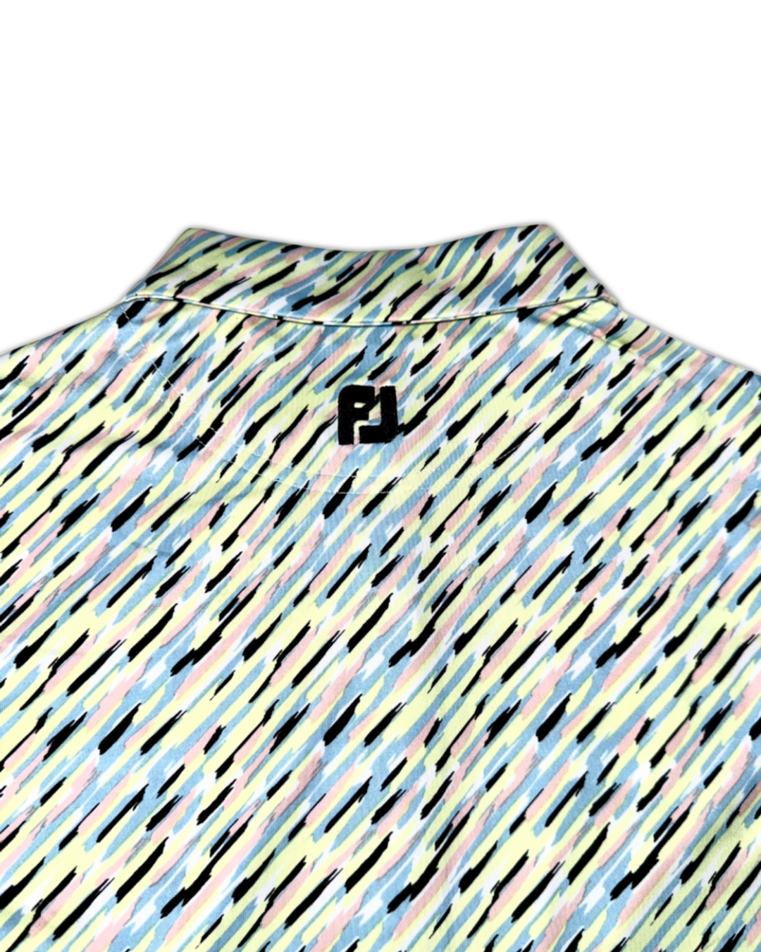 FootJoy Women’s Sleeveless Golf Polo Shirt embroidered brand logo on the back yoke
