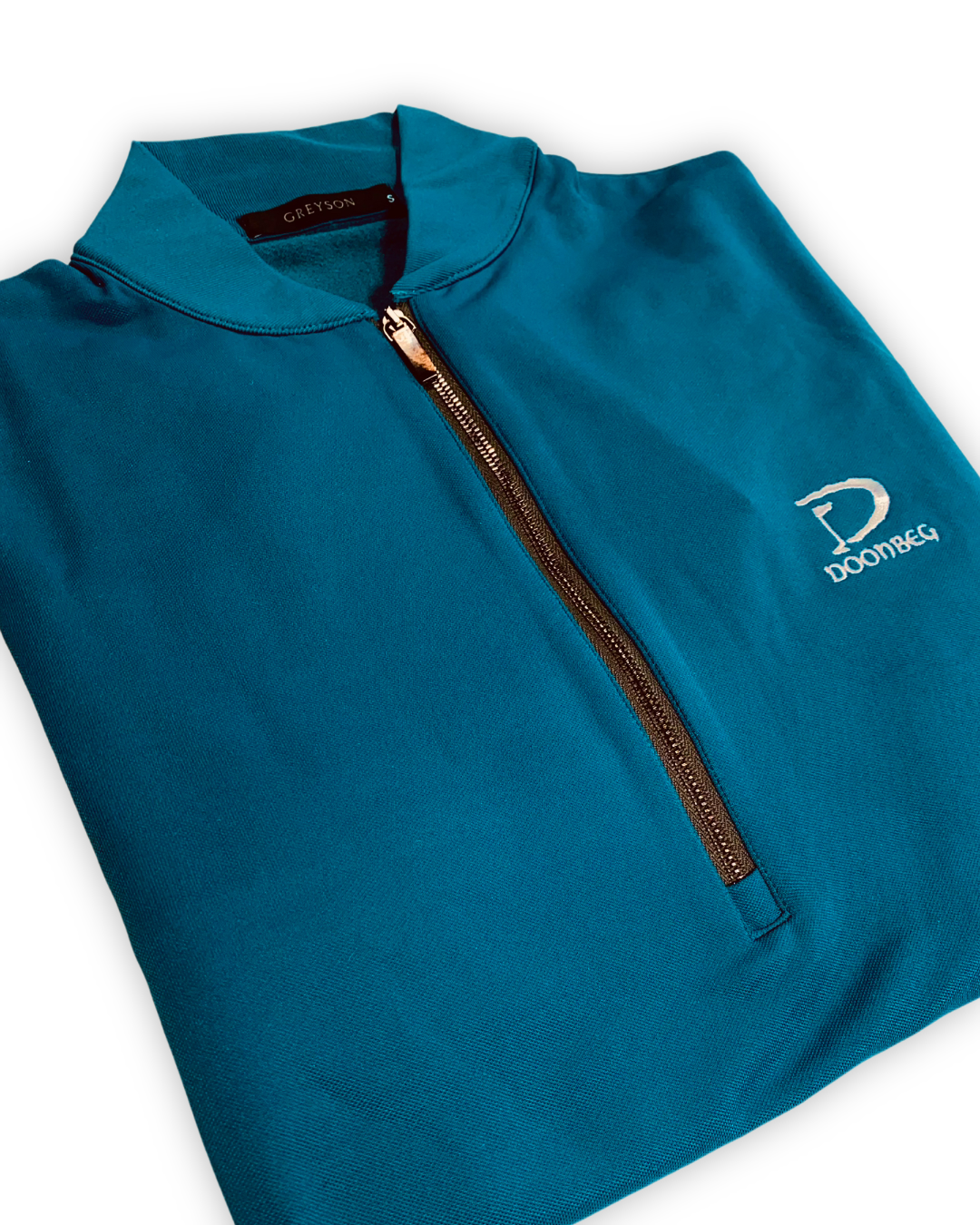 Greyson Men’s Siasconset Quarter-Zip Golf pullover (Trump Doonbeg logo)