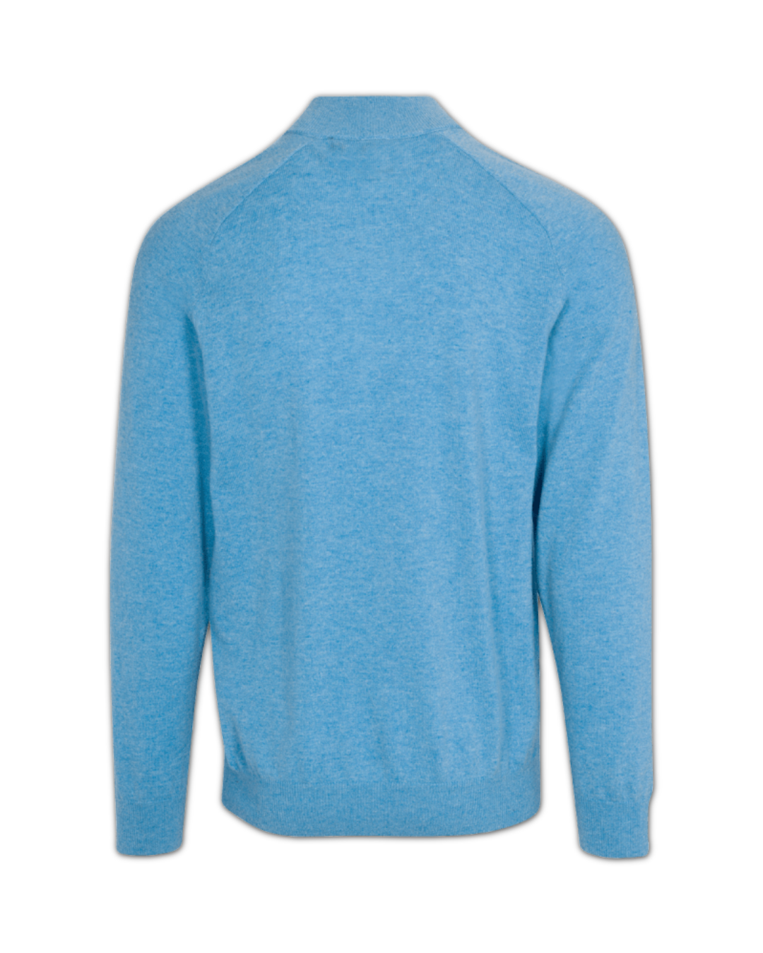 Dunning Golf Men’s Lagmore 1/4 Zip Pullover (Wool & Cashmere) back side view 