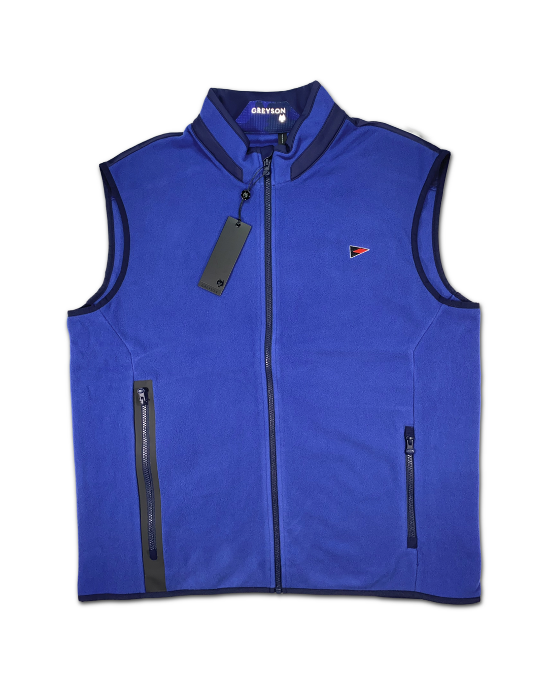 Greyson Men’s Algonquin Golf Vest , front side open view 