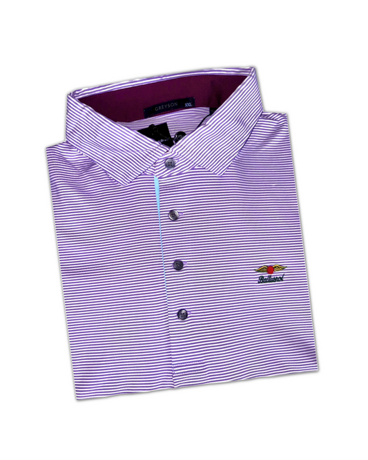Greyson Men’s Saranac Golf Polo Shirt (Baltusrol Logo)