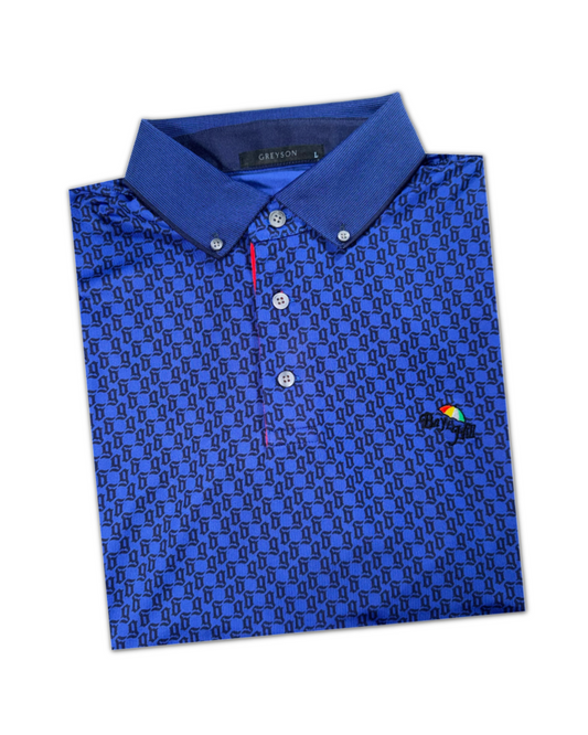 Greyson Men’s Wolf Tail Golf Polo Shirt (Arnold Palmer’s Bay Hill logo)