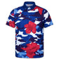 Greyson Men’s Wild Hibiscus Golf Polo (Arnold Palmer's Bay Hill) open front side 