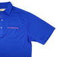 Donald Ross Men’s Solid Fancy Placket Golf Polo Shirt, open view of left side with pocket on chest 