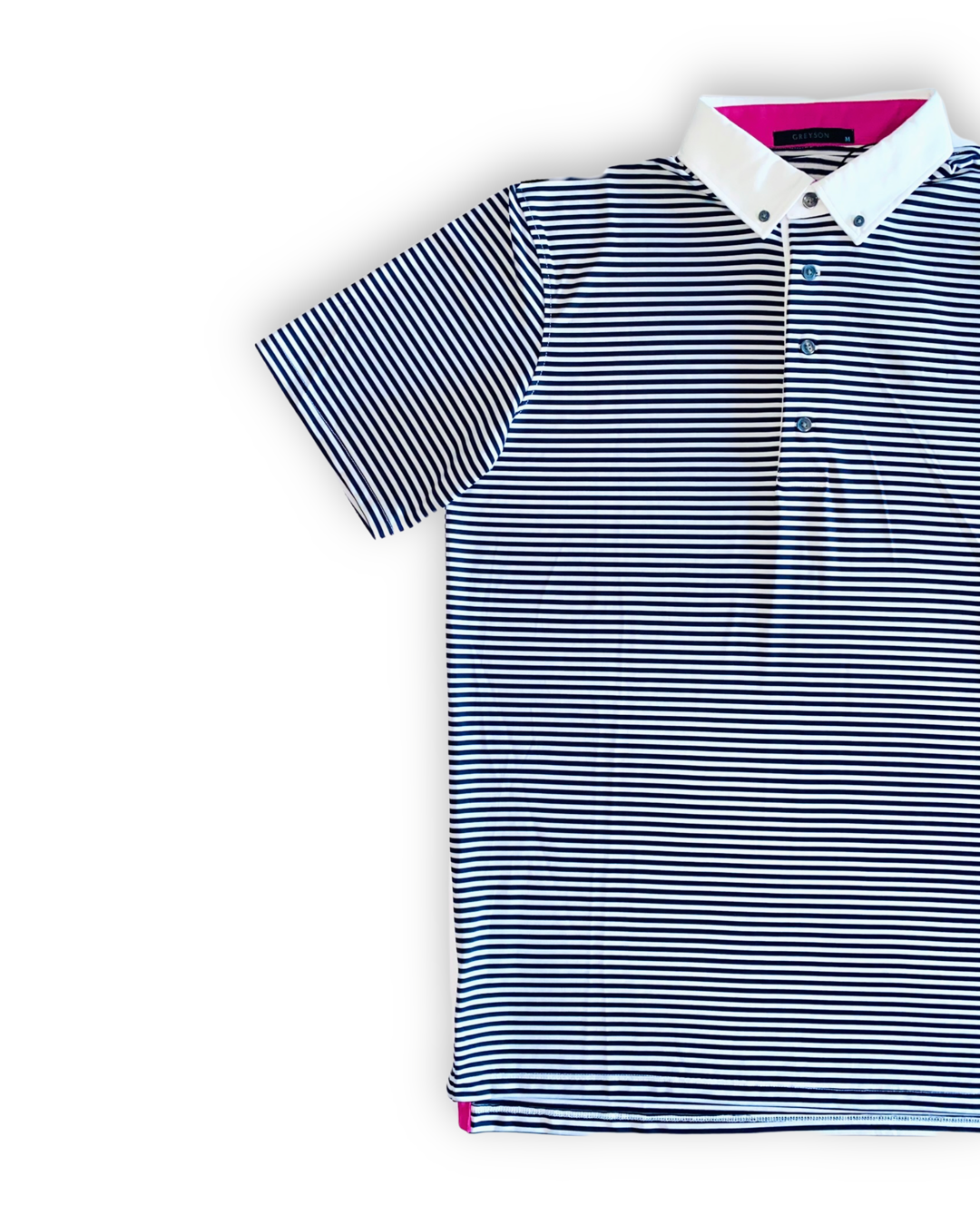 Greyson Men’s Quogue Golf Polo Shirt , open view 