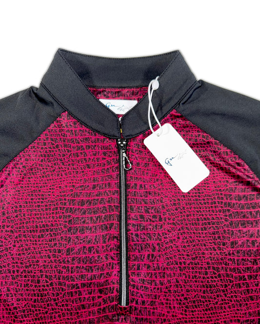 Greg Norman Women’s ML75 Night Gator Golf Dress , tulip collar 