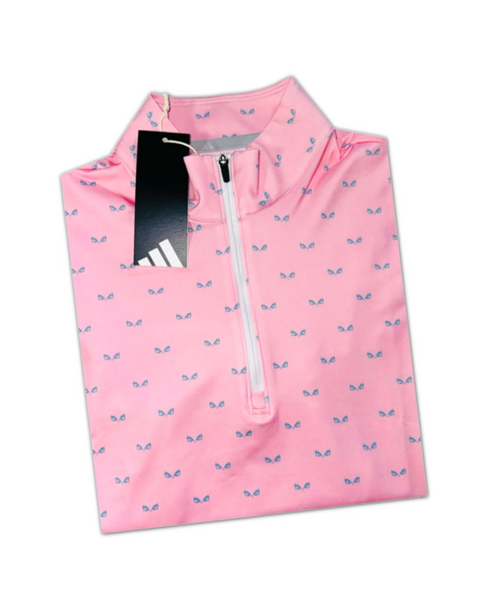 Adidas Women’s Quarter Zip Long Sleeve Golf Pullover