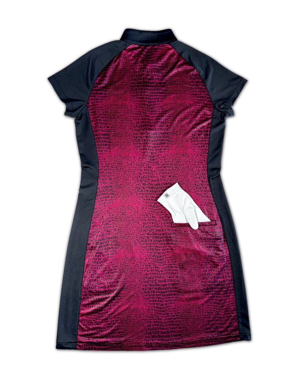 Greg Norman Women’s ML75 Night Gator Golf Dress, one pocket on back side 