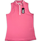 FootJoy Women’s Sleeveless Quater-Zip Golf Shirt front side open