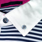 Greyson Men’s Quogue Golf Polo Shirt, button detail on collar 