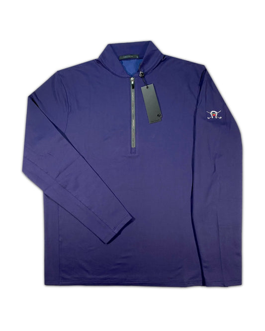 Greyson Men’s Siasconset Quarter-Zip Golf pullover (Horseshoe Bay logo)