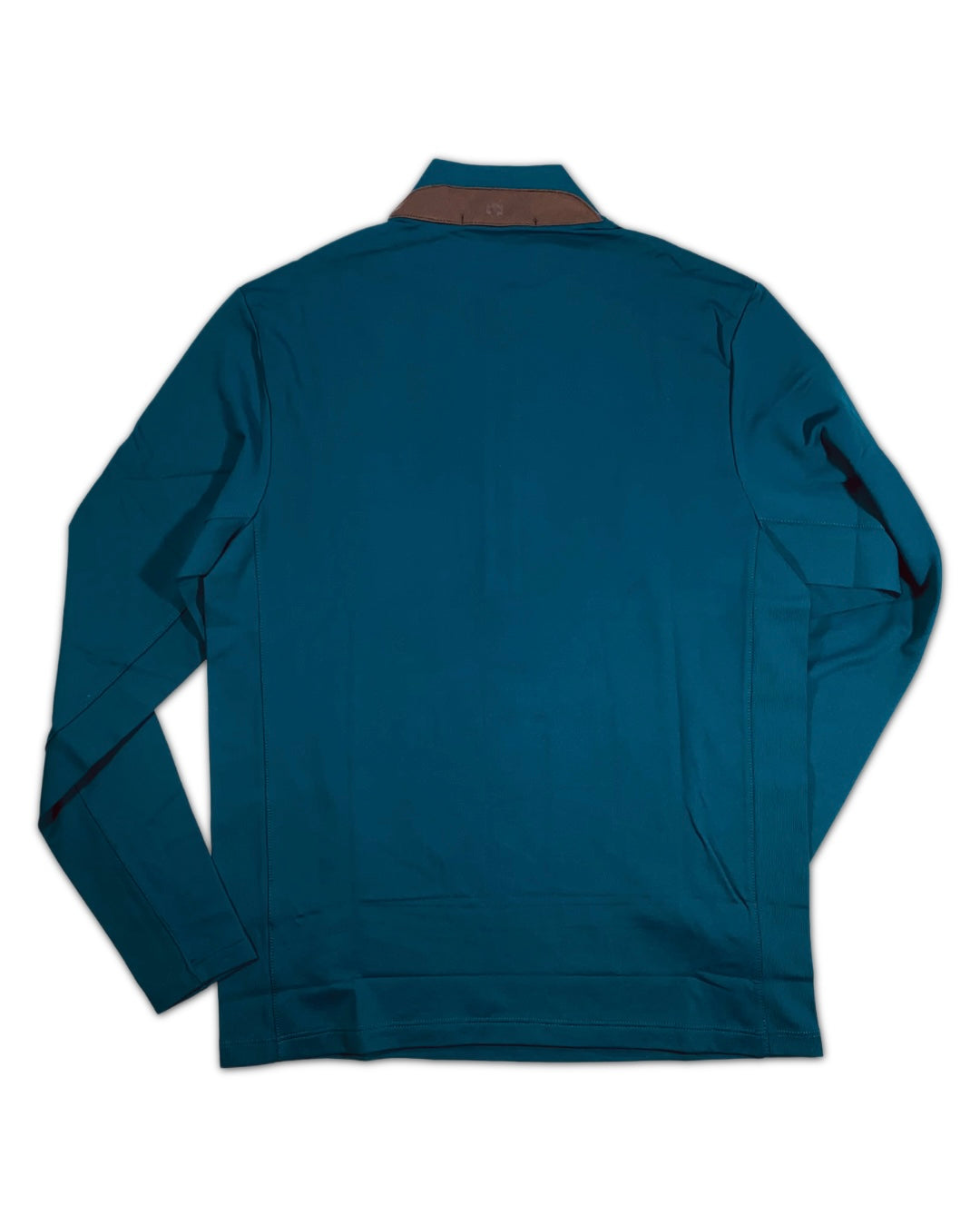 Greyson Men’s Siasconset Quarter-Zip Golf pullover (Trump Doonbeg logo) back side view 